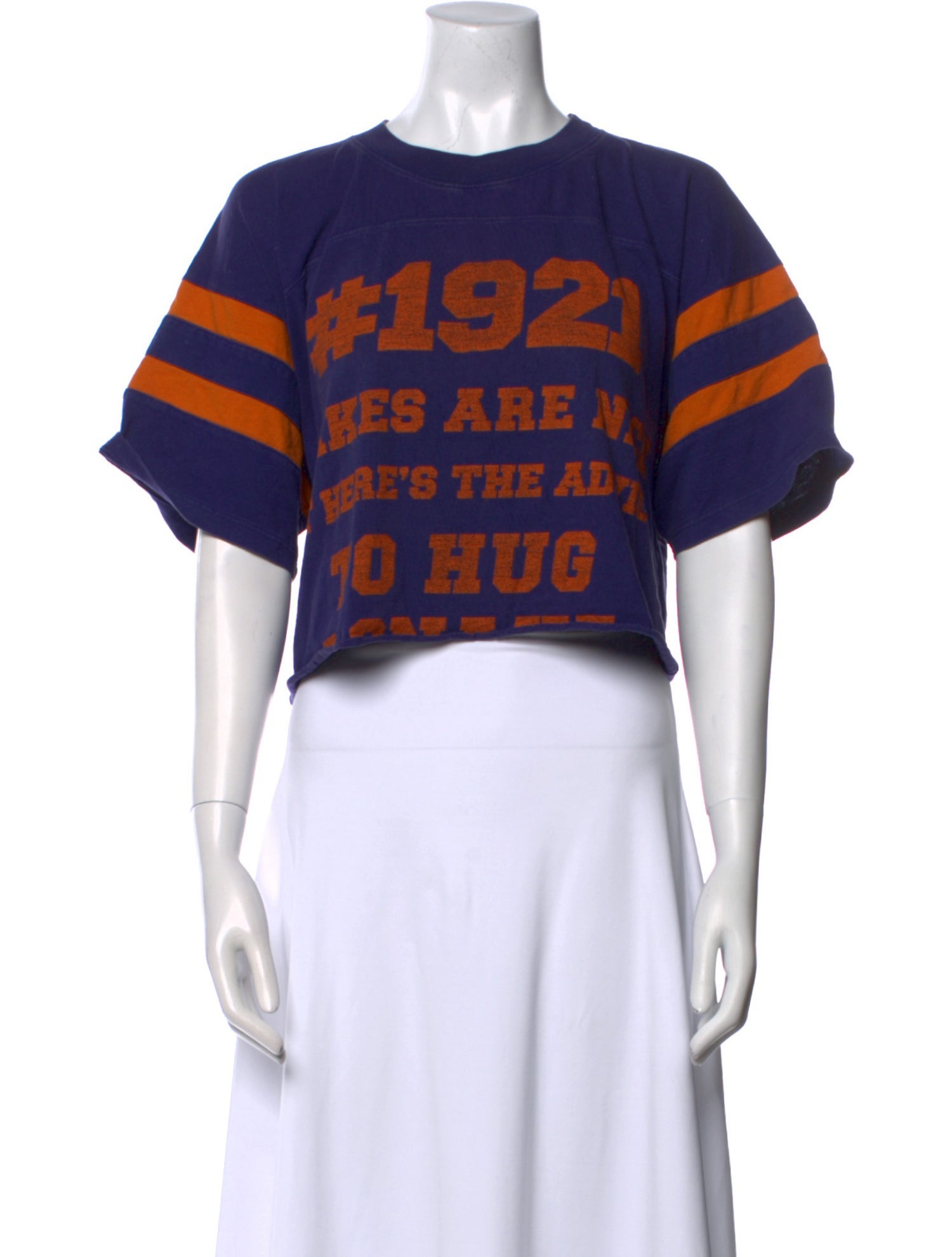 Gucci 2022 Graphic Print Crop Top