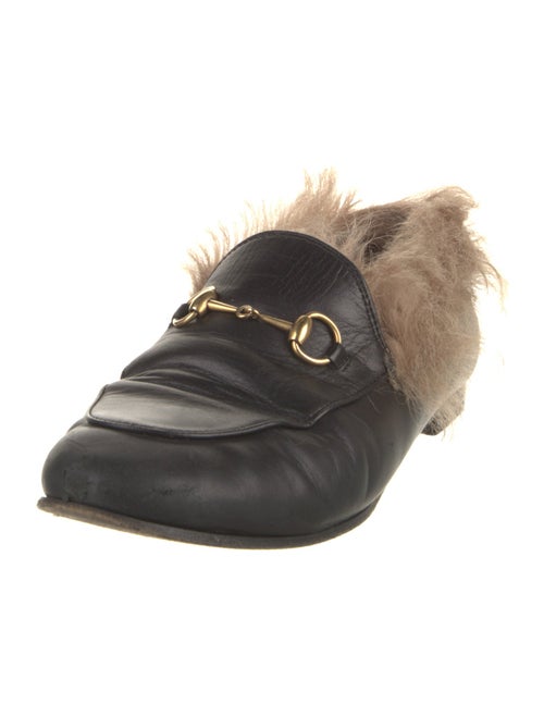 Gucci Horsebit Accent Leather Loafers