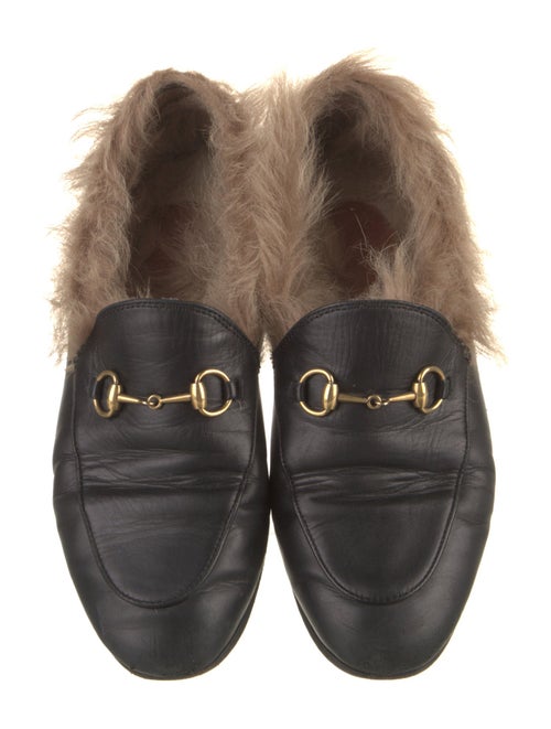 Gucci Horsebit Accent Leather Loafers