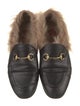 Gucci Horsebit Accent Leather Loafers