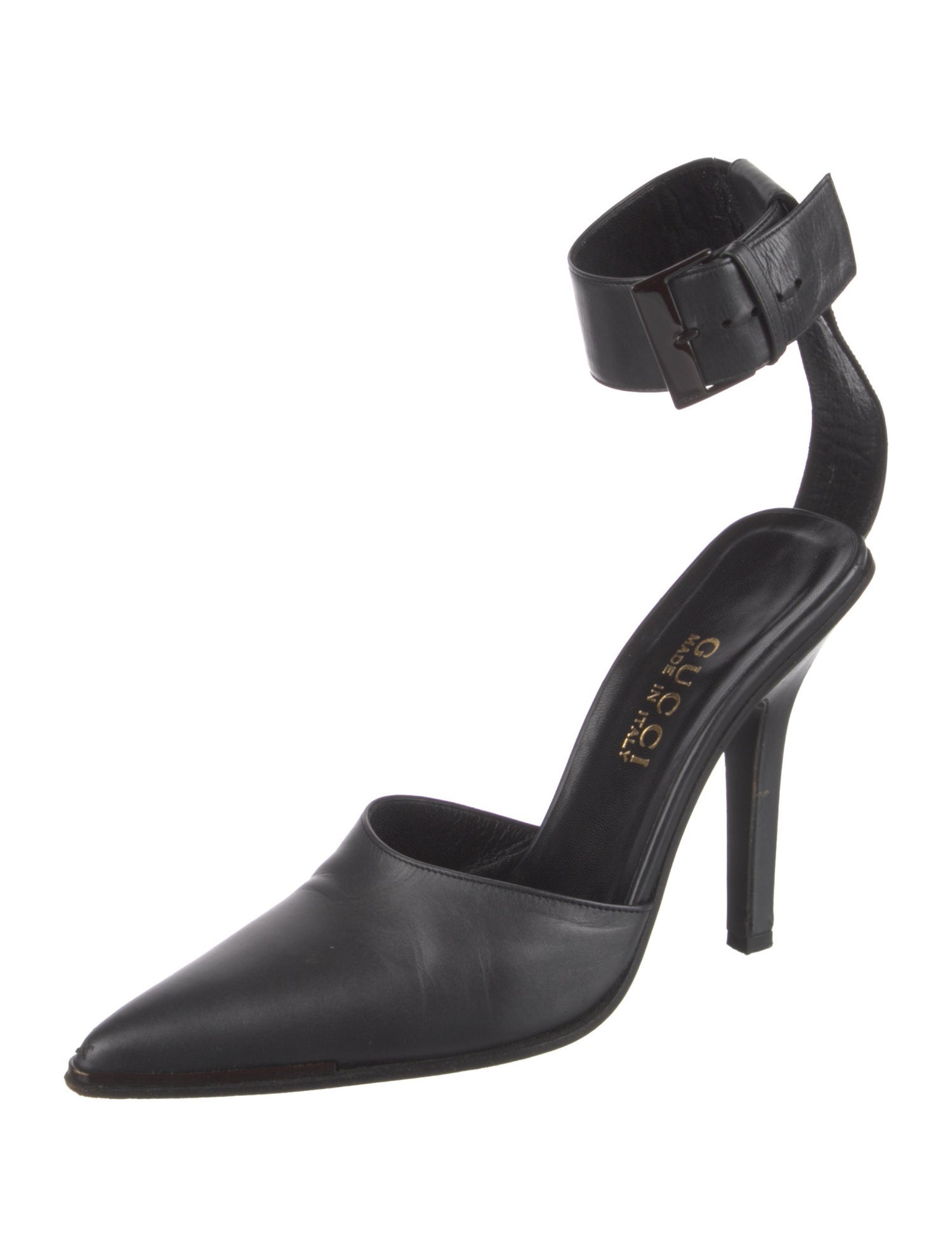 Gucci Leather D'Orsay Pumps