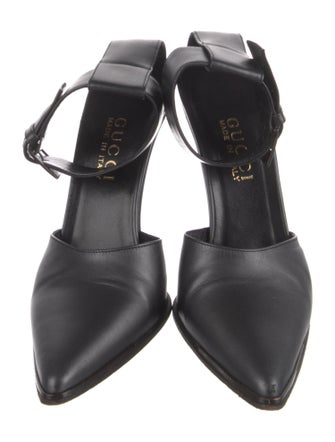 Gucci Leather D'Orsay Pumps