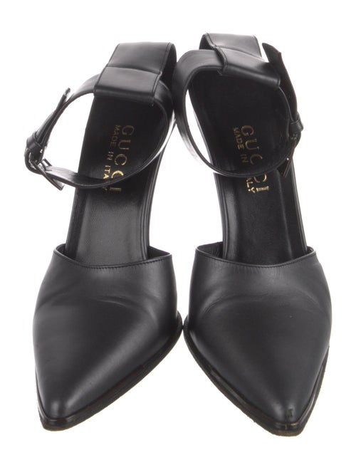 Gucci Leather D'Orsay Pumps