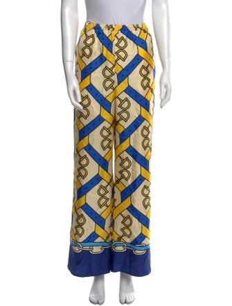 Gucci Silk Wide Leg Pants