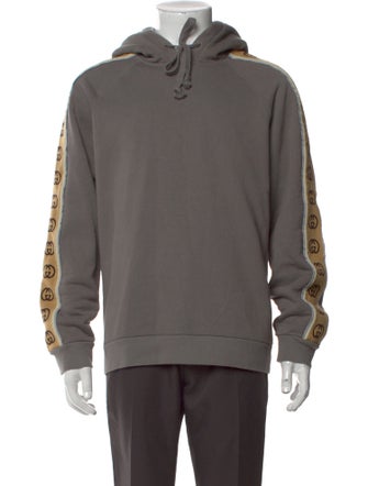 Gucci Interlocking G Logo Crew Neck Hoodie