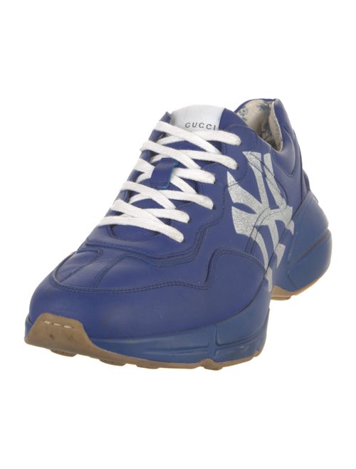 Gucci Leather Printed Athletic Sneakers