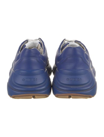 Gucci Leather Printed Athletic Sneakers