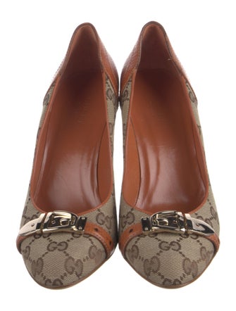 Gucci GG Canvas Canvas Pumps