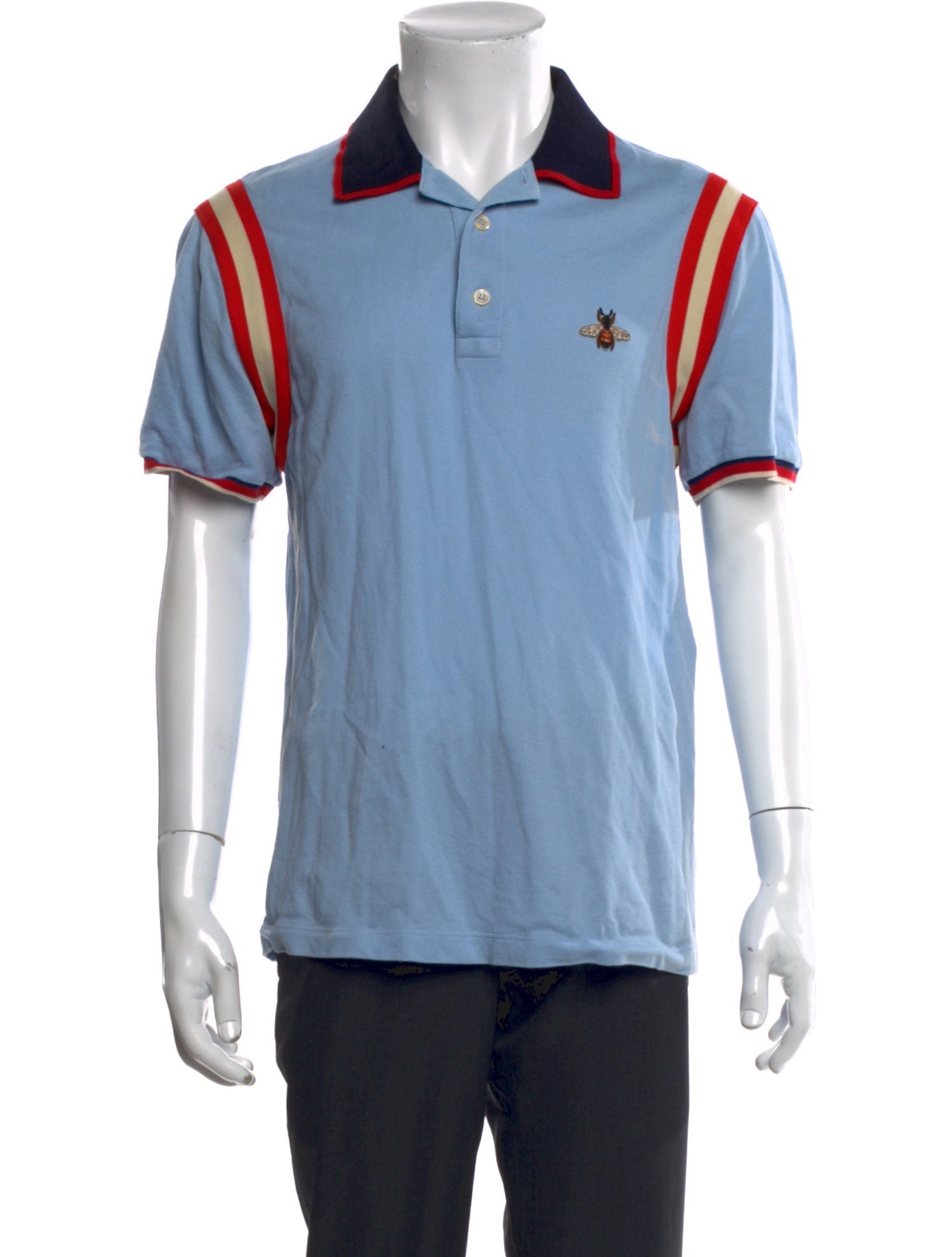 Gucci 2017 Sylvie Web Accent Polo Shirt