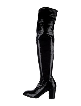 Gucci Patent Leather Sock Boots