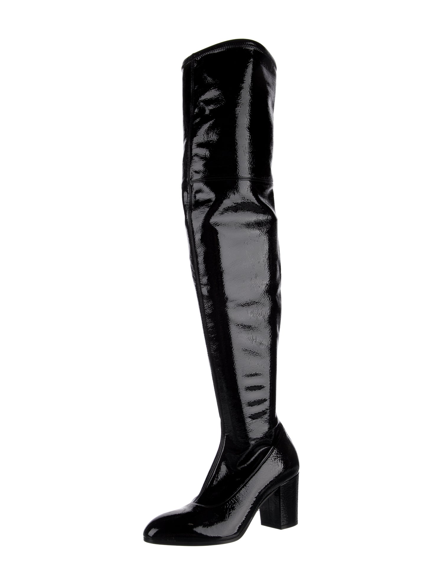 Gucci Patent Leather Sock Boots
