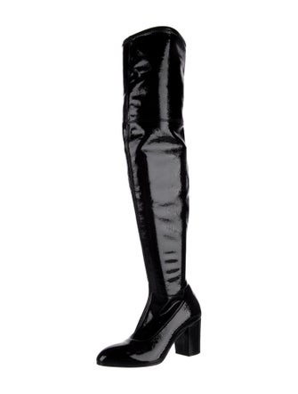 Gucci Patent Leather Sock Boots