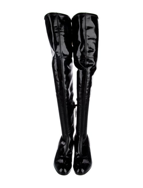 Gucci Patent Leather Sock Boots