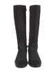 Gucci Horsebit Accent Suede Riding Boots