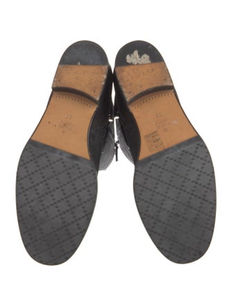 Gucci Horsebit Accent Suede Riding Boots