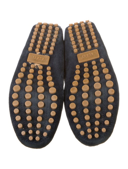 Gucci Horsebit Accent Suede Loafers