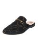 Gucci 1955 Horsebit Accent Velvet Mules