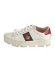 Gucci Web Accent Leather Sneakers