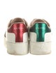 Gucci Web Accent Leather Sneakers
