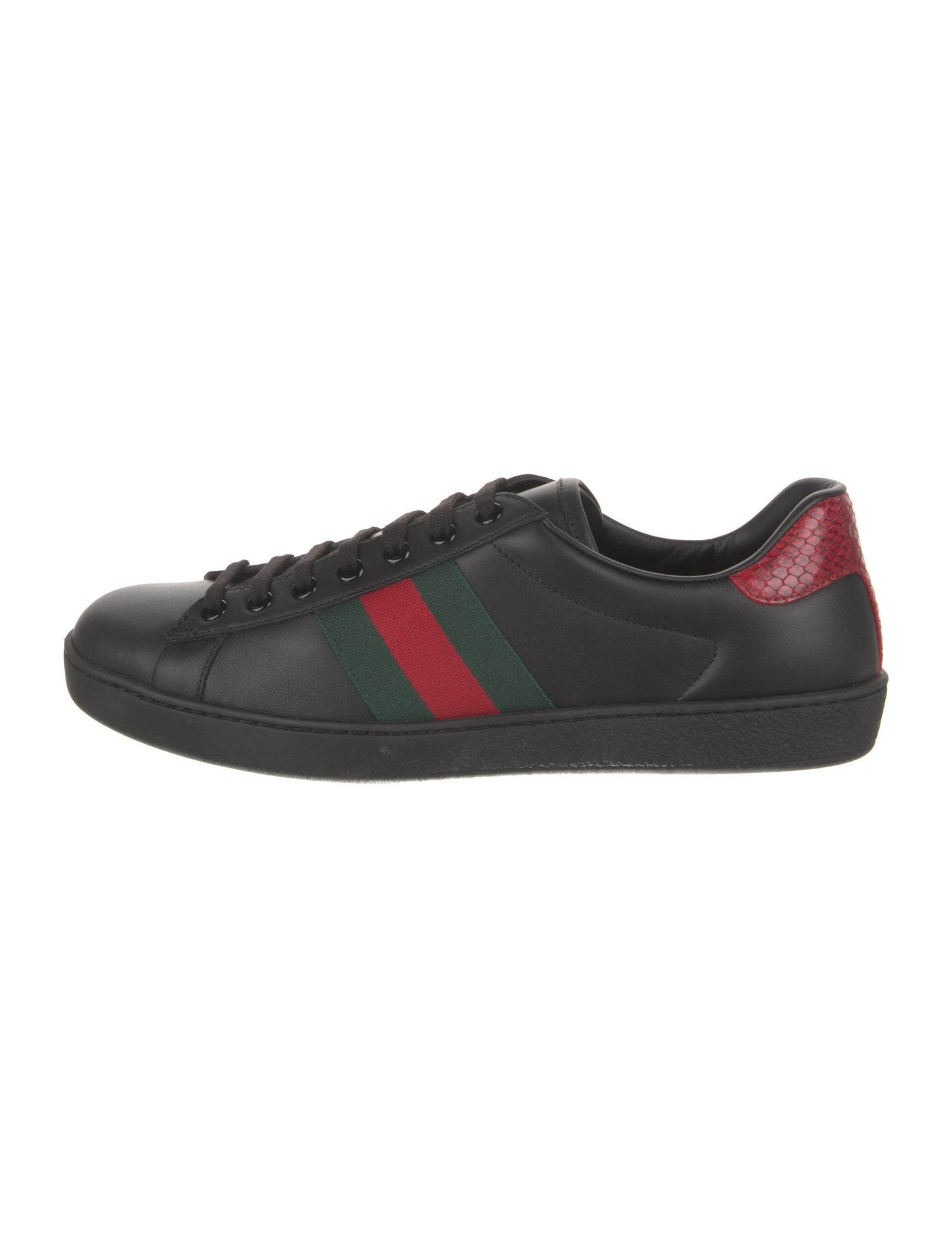 Gucci Ace Leather Low Top Sneakers