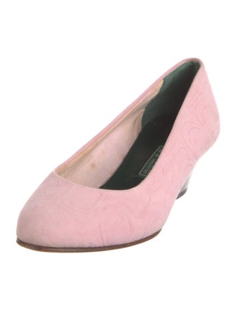 Gucci Interlocking G Logo Suede Pumps