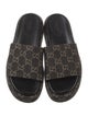 Gucci Canvas Printed Slides