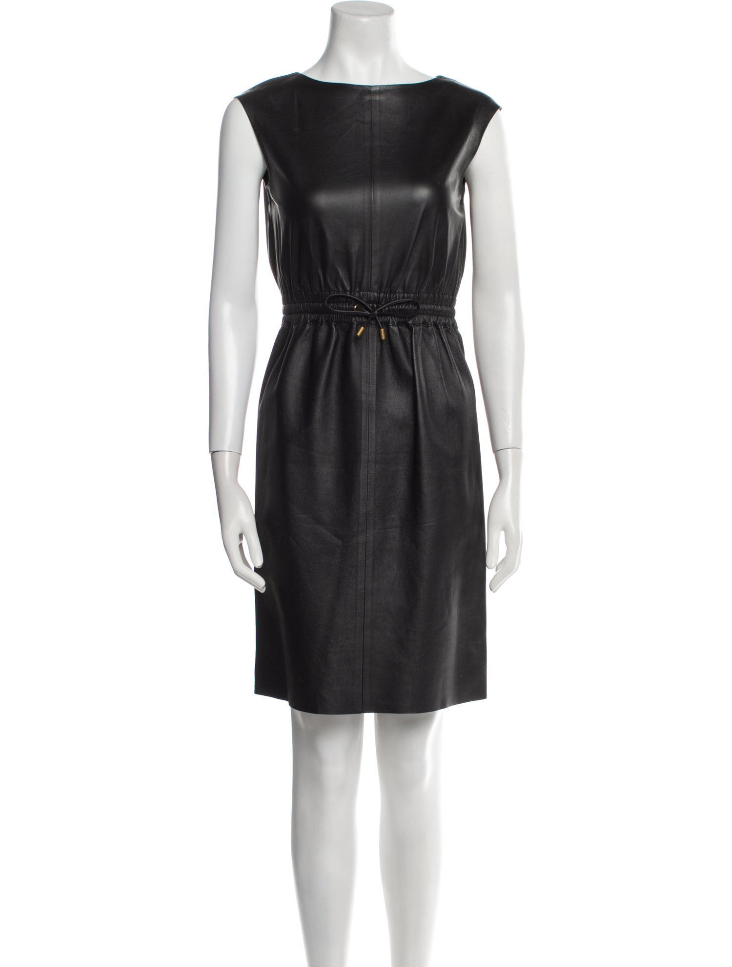 Gucci Leather Mini Dress