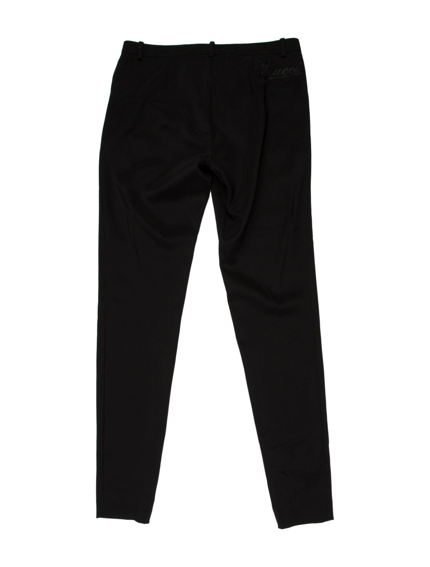 Gucci Silk Skinny Leg Pants