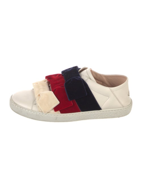 Gucci Sylvie Web Accent Leather Sneakers