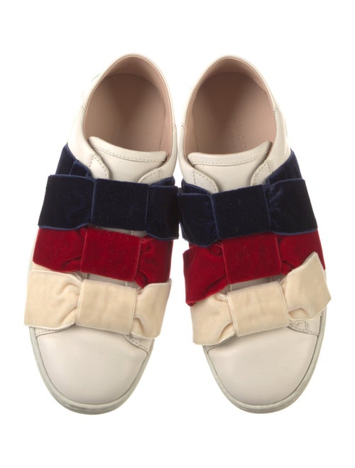 Gucci Sylvie Web Accent Leather Sneakers