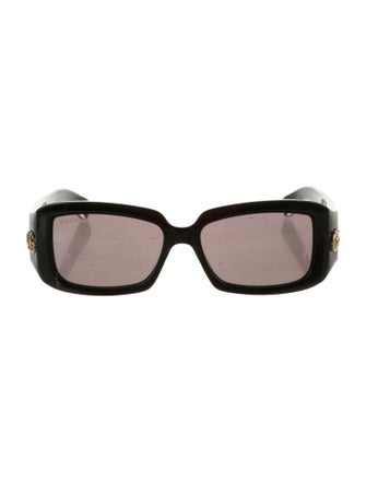 Gucci Interlocking G Logo Square Sunglasses