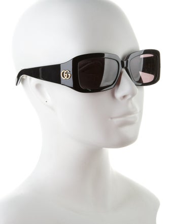 Gucci Interlocking G Logo Square Sunglasses