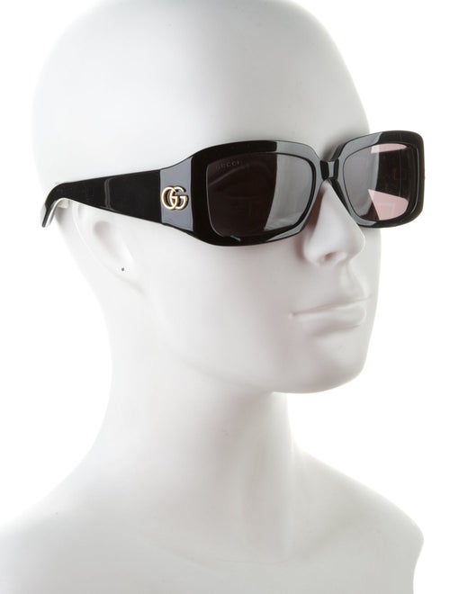 Gucci Interlocking G Logo Square Sunglasses