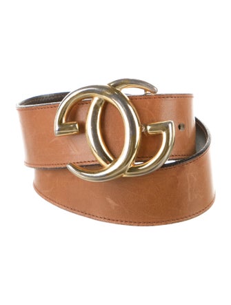 Gucci Double G Logo Leather Belt Kit