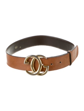 Gucci Double G Logo Leather Belt Kit