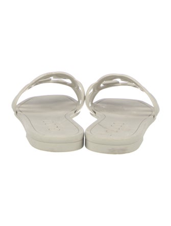 Gucci Interlocking G Logo Rubber Slides