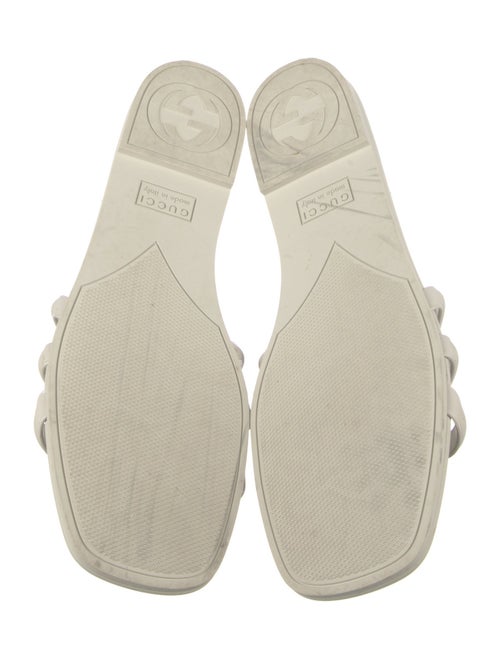 Gucci Interlocking G Logo Rubber Slides