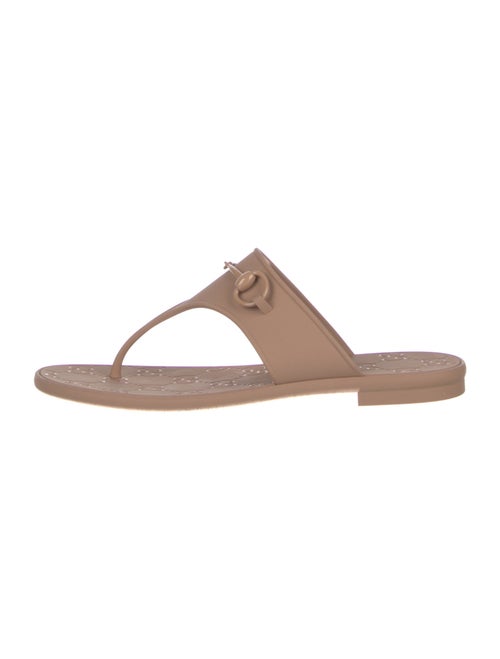 Gucci Horsebit Accent Rubber Slides