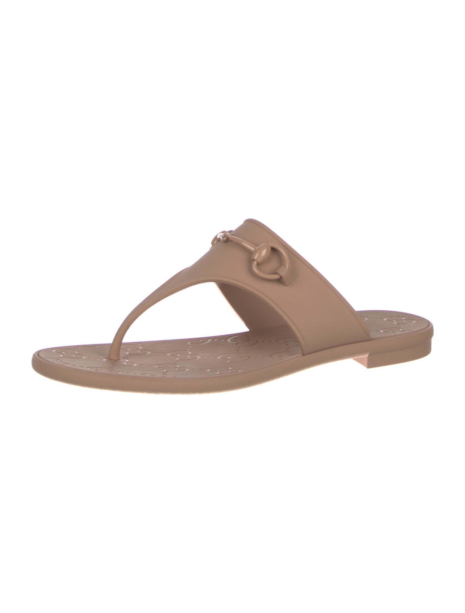 Gucci Horsebit Accent Rubber Slides