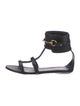 Gucci Horsebit Accent Leather Gladiator Sandals