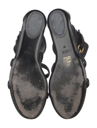 Gucci Horsebit Accent Leather Gladiator Sandals