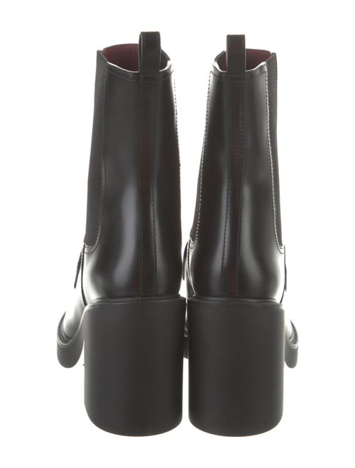 Gucci Horsebit Accent Leather Combat Boots