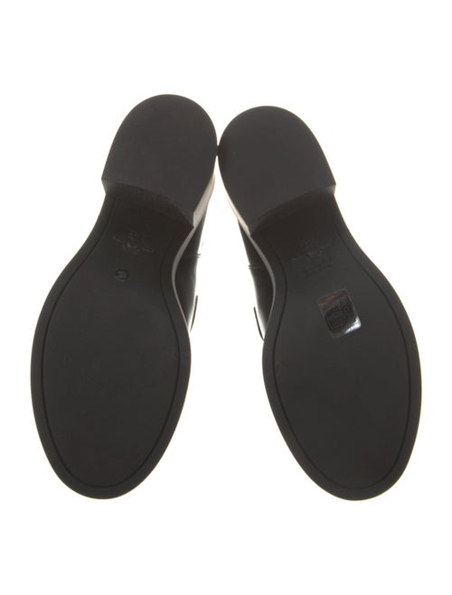 Gucci Horsebit Accent Leather Combat Boots