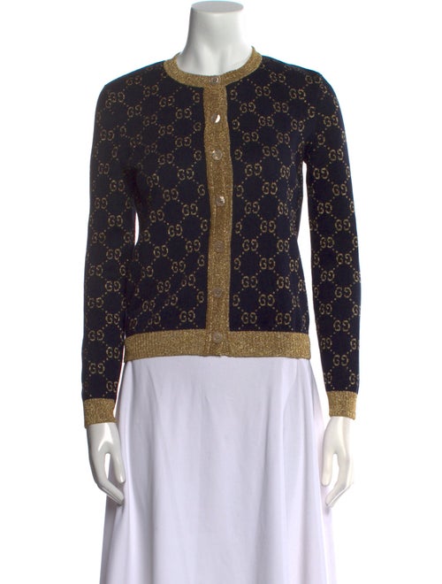 Gucci Printed Crew Neck Sweater