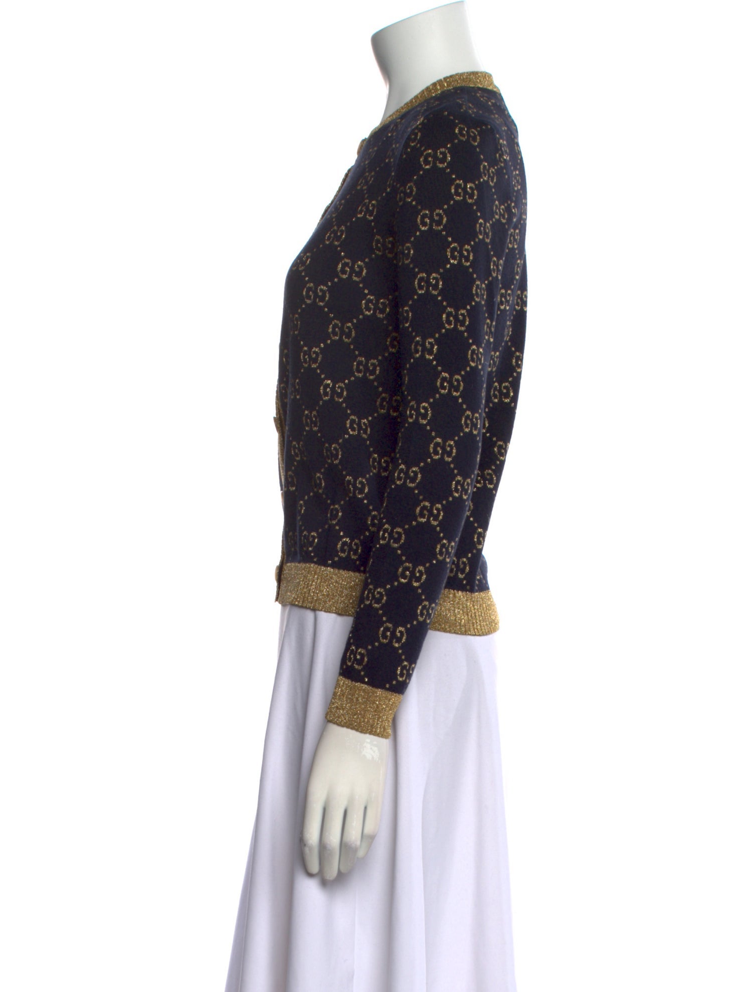 Gucci Printed Crew Neck Sweater