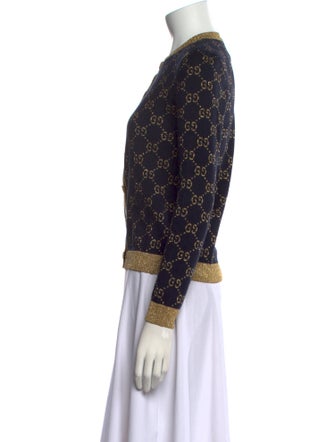 Gucci Printed Crew Neck Sweater