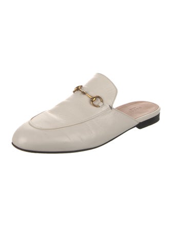Gucci Horsebit Accent Leather Mules