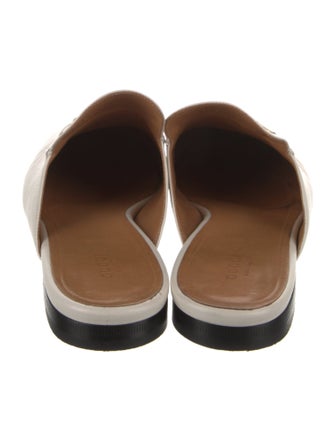 Gucci Horsebit Accent Leather Mules