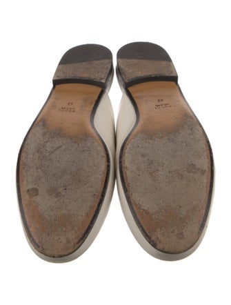 Gucci Horsebit Accent Leather Mules