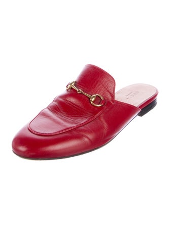 Gucci Horsebit Accent Leather Mules